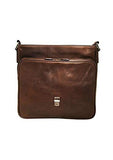 Mancini Leather Goods Crossover 12" Laptop/Tablet Bag for RFID Secure Pocket