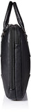 Kenneth Cole Reaction Faux Leather Slim Dual Compartment Top Zip 16" Laptop Business Case, Black