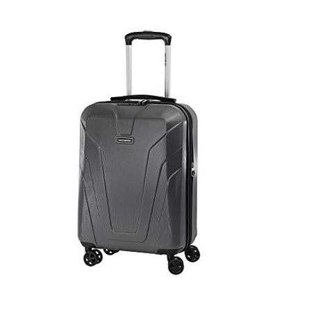 Samsonite Frontier Spinner Unisex Small Black Polycarbonate Luggage Bag Q12009001