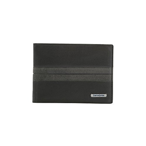 Spectrolite SLG - Billfold for 8 Creditcards, 2 Compartments Credit Card Case, 13 cm, 0 liters, Black (Black/Night Blue)