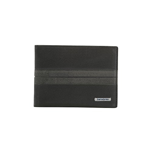 Spectrolite SLG - Billfold for 8 Creditcards, 2 Compartments Credit Card Case, 13 cm, 0 liters, Black (Black/Night Blue)