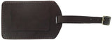 Piel Leather I.D. Tag, Chocolate, One Size