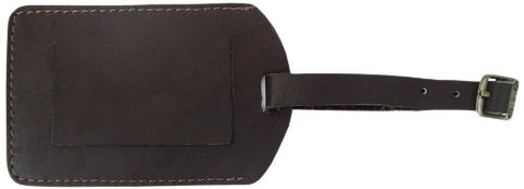 Piel Leather I.D. Tag, Chocolate, One Size