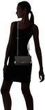 Calvin Klein Raelynn Saffiano Belt Bag Fanny Pack, black/silver
