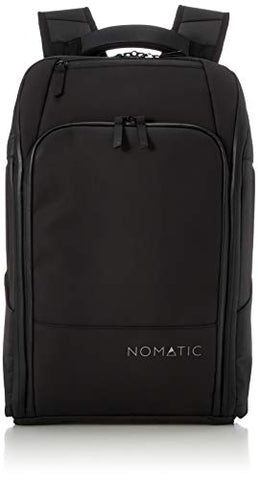 NOMATIC Travel Pack- Black Water Resistant Anti-Theft 30L Flight Approved Carry on Laptop Bag Computer Backpack