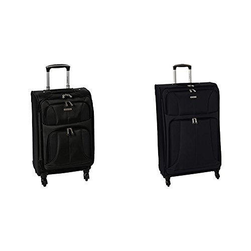 Samsonite Aspire Xlite Two-Piece Spinner Set (20"/25"), Black