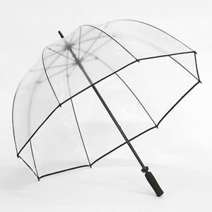 Clear Golf Bubble Umbrella Color: Black Trim