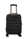 Rockland Luggage Melbourne 20 Inch Expandable Abs Carry On Luggage, Black, One Size