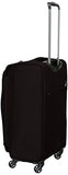 Nautica Gennaker 24 Inch Expandable Luggage Spinner, Black/Navy