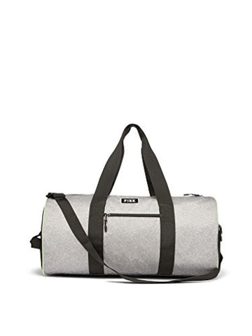 Victoria'S Secret Pink Grey Marl Weekender Gym Duffle Bag