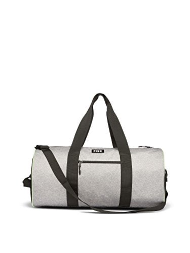 Victoria'S Secret Pink Grey Marl Weekender Gym Duffle Bag
