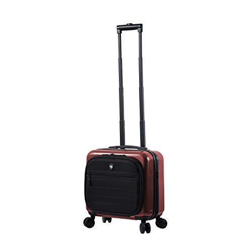 Mia Toro Mia Catena Italy Hardside Spinner 14 Inch Companion Bag, Ruby