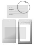 Luggage Tags Business Card Holder TUFFTAAG PAIR Travel ID Bag Tag - Stainless Steel