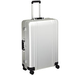 Zero Halliburton Classic Aluminum 28 Inch 4 Wheel Spinner Travel Case, Silver, One Size