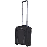 Kenneth Cole Reaction Going Places 600D Polyester 2-Wheel Underseater Carry-On, Black