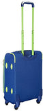 U.S Traveler Alamosa 4-Piece Luggage Set - 3 Spinners And 3 Packing Cubes - Royal Blue