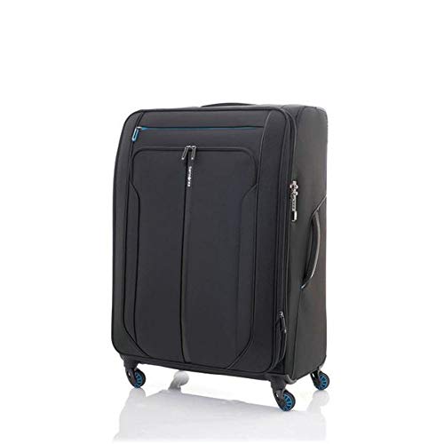 Samsonite Patrono Spinner Unisex Medium Black Polyester Luggage Bag 108105-2642