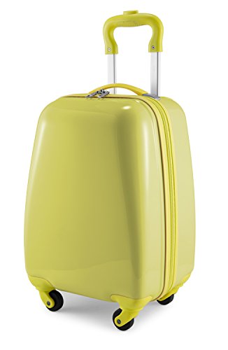 Hauptstadtkoffer Kids Luggage Children'S Luggage Suitcase Hard-Side Glossy Multicoloured Yellow