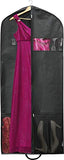 Simple Houseware 60-Inch Heavy Duty Garment Bag w/Pocket for Suits, Tuxedos, Dresses, Coats