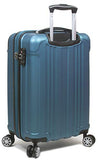 Dejuno Kingsley Abs 3-Piece Hardside Spinner Luggage Set-Turquoise