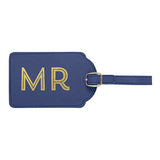 C.R. Gibson Luggage Tag Measures 2.5" X 4.5"-Mr & Mrs