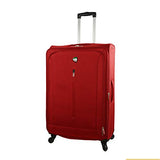Mia Toro Italy Tena Softside 28 Inch Spinner, Red