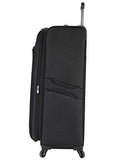 Travelers Club Business Class Expandable Spinner Luggage, Executive Black, Checked-Extra Large 32-Inch