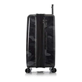 Heys Black Camo 3pc Spinner Luggage Set (Black)