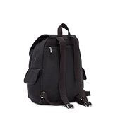 Kipling Women's City Pack Medium Backpack, Black Noir, 10.5"L x 14.5"H x 6.75"D