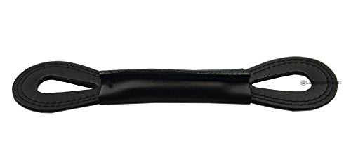 Hartmann Luggage Belting Black Leather Replacement Figure 8 Handle Oem 8.5 Inches