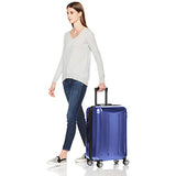 AmazonBasics Oxford Luggage Expandable Suitcase with TSA Lock Spinner, 24-Inch, Blue