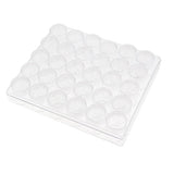 Baoblaze 30PCs 6g Empty Plastic Cosmetic Samples Container for Make Up, Eye Shadow, Nails,