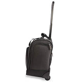 ORIGINAL PENGUIN Men's Ethan Wheeled Under The Seat Carry On Bag, Black Crosshatch