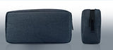 BG Portable Storage Bag Travel Organizer Bag Data Cable Organizer Navy Blue-1