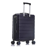 DUKAP Definity Lightweight Hardside Spinner 20'' inches carry-on Navy Blue
