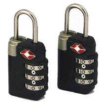 Lewis N. Clark Tsa 3-Dial Combo Lock/2 Pack (Black)