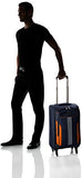 Nautica Gennaker 20 Inch Expandable Luggage Spinner, Navy/Orange