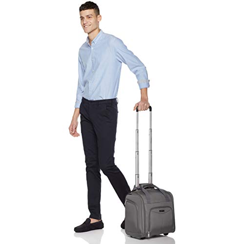 Shop AmazonBasics Underseat Luggage, Grey Luggage Factory