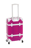 Rockland Stage Coach 20" Rolling Trunk, Magenta