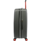 Original Penguin Men'S 2 Piece Hardside 8 Wheel Spinner Expandable Luggage Set, Navy