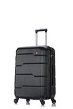 Dukap Luggage Rodez Lightweight Hardside Spinner 24'' Inches Black