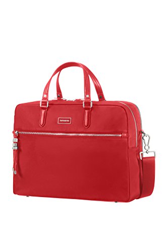 SAMSONITE Karissa Biz - Bailhandle 15.6" 2 Computer Briefcase, 41 cm, 16 liters, Red (Formula Red)
