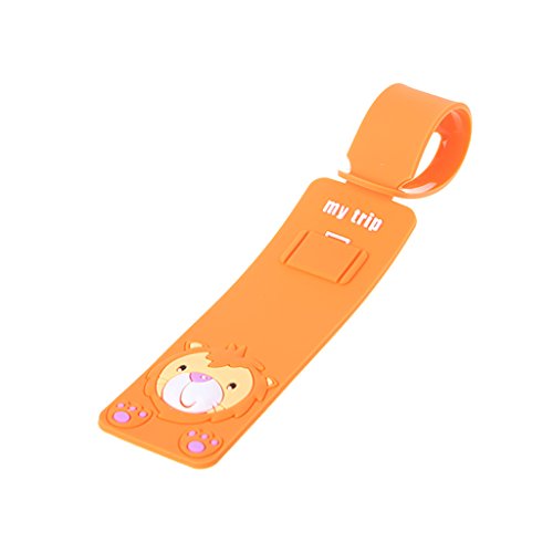 Carise Cartoon Silicone Travel Luggage Tags Baggage Suitcase Bag Labels Name Address