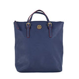 Tommy Hilfiger Womens Crossgrain Backpack - Navy Blue