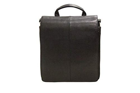 Mancini Messenger Style Tablet Bag in Black