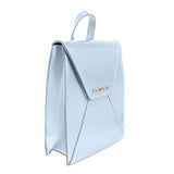 Bebe Womens Evelyn Faux Leather Adjustable Straps Backpack Silver O/S