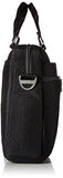 Baggallini Slim Laptop Brief, Black/Charcoal