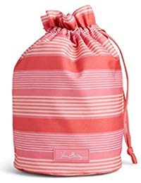 Vera Bradley Lighten Up Ditty Bag in Pink Tonal Stripe