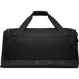 NIKE Brasilia Training Duffel Bag, Black/Black/White, Large