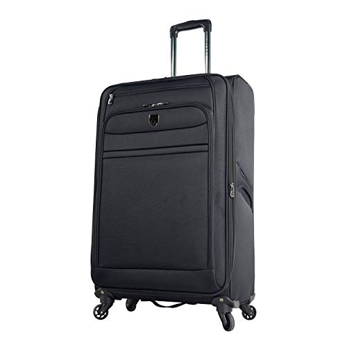 Travelers Polo & Racquet Club Softside Expandable Spinner Suitcase, 28